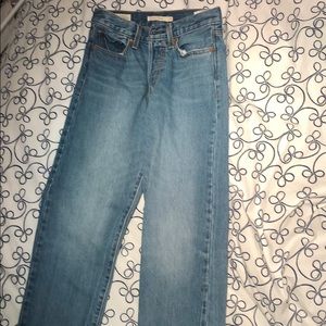 levi’s wedgie straight jeans size 25